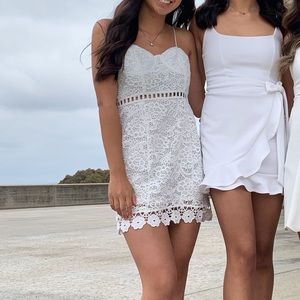 Forever 21 white lace dress